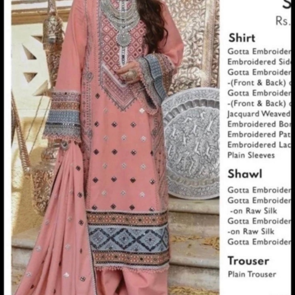 Pakistani dresses winter qalamkar